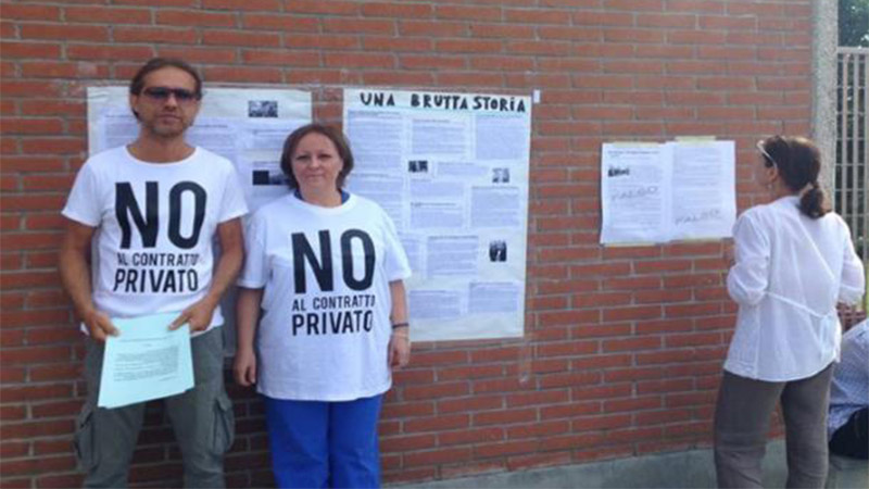 Paghe tagliate alla Maugeri, lavoratori in presidio permanente