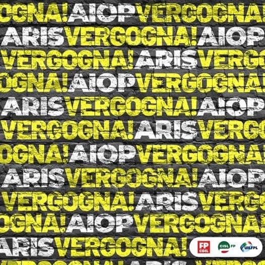 PADRONI PREDONI :AIOP ARIS - VERGOGNA ! Presidio presso Prefettura di Pavia