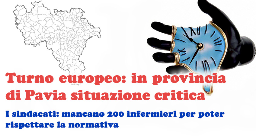 Turno europeo. L'allarme dei sindacati: in provincia di Pavia mancano 200 infermieri