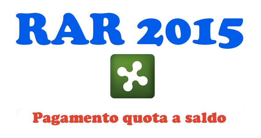 RAR 2015: a marzo verrà pagata la quota a saldo