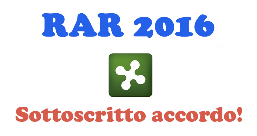 Sottoscritto accordo RAR 2016 per il personale del Comparto