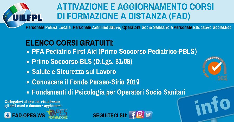 Aggiornamento Piattaforma FAD Opes Formazione