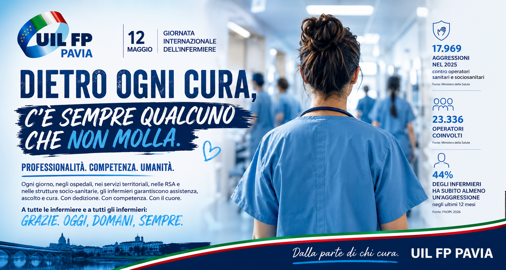 12 Maggio – Giornata Internazionale dell’Infermiere: professionisti della cura troppo spesso lasciati soli