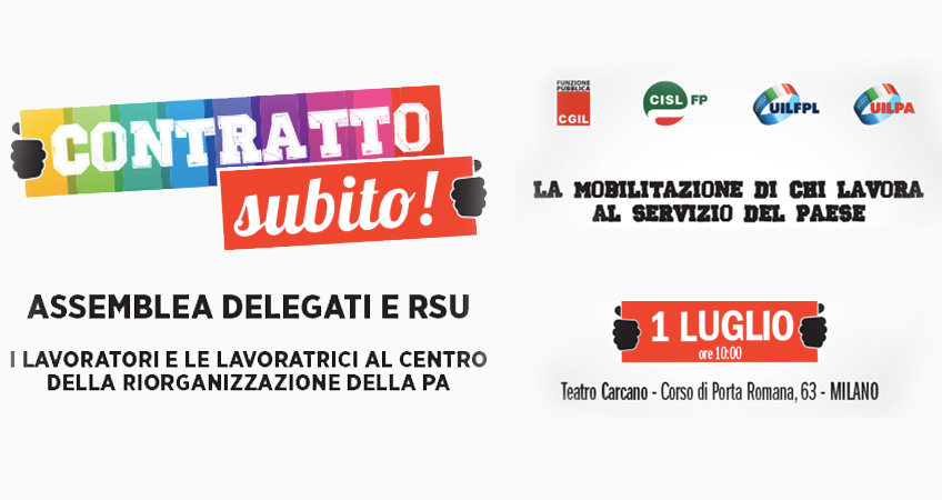 Pa, la piattaforma di Cgil Cisl Uil per i rinnovi dei contratti