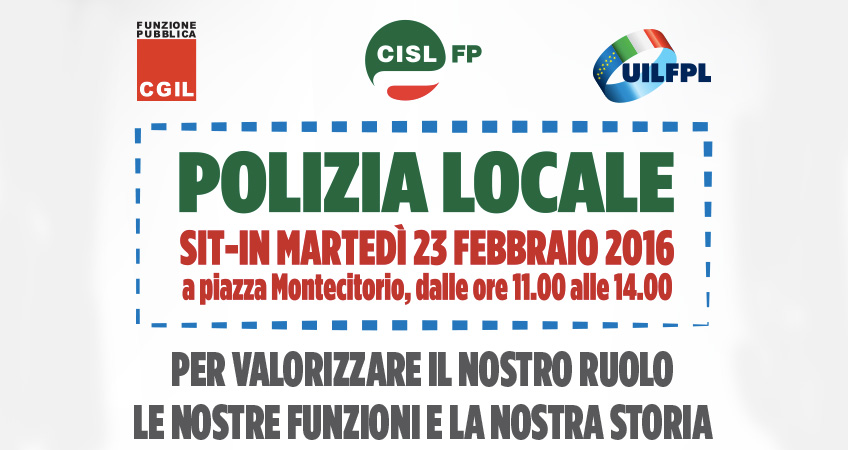 Aggiornamento vertenza nazionale Polizia Locale