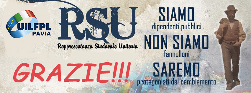 Risultati Elezioni R.S.U. 2018 - La UIL FPL di Pavia si riconferma il primo sindacato sul territorio Pavese.