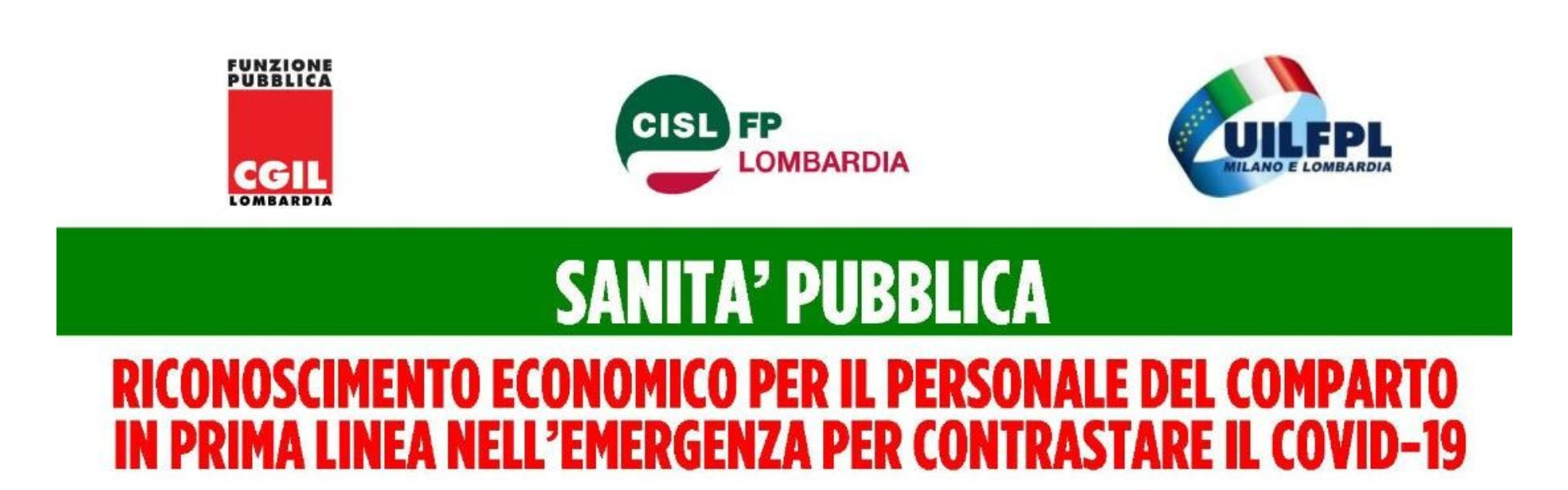 Le Segreterie Regionali di Uil Fpl Fp Cgil e Cisl Fp presentano piattaforma economica a Regione Lombardia